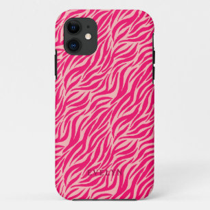 Roze Wild Tiger Stripes Case-Mate iPhone Case