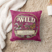 Roze Wilde Bestuivers Tuinkussen Kussen (Deken)