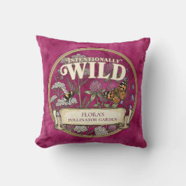 Roze Wilde Bestuivers Tuinkussen Kussen