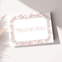 Roze Wilde Bloem Baby Shower