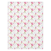 Roze Wilde Bloem Patroon Tafelkleed (Voorkant)
