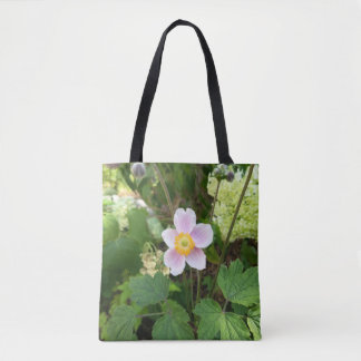 Roze Wilde Bloem Tas | Botanische Bloem Herbruikb