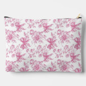 Roze Wilde Bloem Thee Bruiloftsborrel Etui (Achterkant)