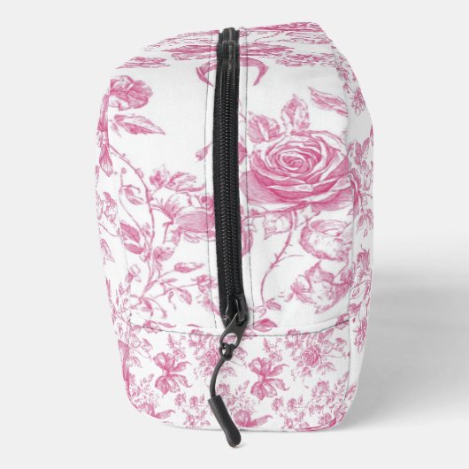 Roze Wilde Bloem Thee Bruiloftsfeest Toilettasje (Rechts)