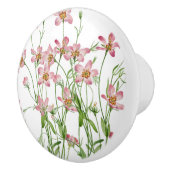 Roze Wilde Bloem Trekknop Keramische Knop (Rechts)