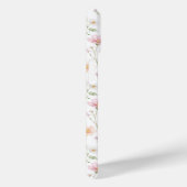 Roze Wilde Bloem Waterverf Monogram Case-Mate iPhone Case (Achterkant / Rechts)