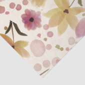 Roze wilde bloem waterverf tissuepapier (Detail)