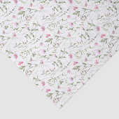 Roze wilde bloem waterverf tissuepapier (Detail)
