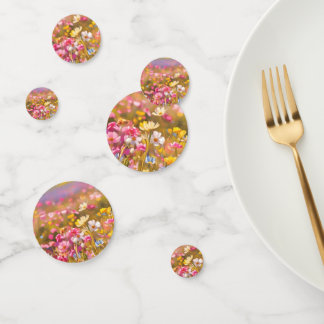 Roze Wilde Bloemen Gele Lavendel 2025 Confetti