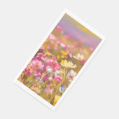 Roze Wilde Bloemen Gele Lavendel 2025 Servet (Hoek)