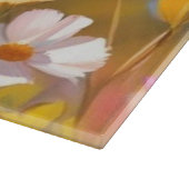 Roze Wilde Bloemen Gele Lavendel 2025 Snijplank (Hoek)