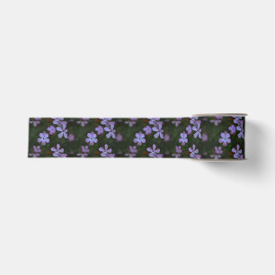 Roze wilde bloemen Grosgrain Ribbon Lint