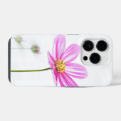 Roze wilde bloemen iPhone hoesje (Achterkant horizontaal)