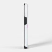 Roze wilde bloemen iPhone hoesje (Rechterkant)