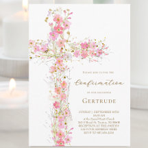 roze wilde bloemen kruis Bevestiging