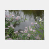 Roze wilde bloemen nabij de Natuur van het water Deurmat (Voorkant)