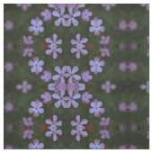 Roze wilde bloemen stof (Swatch)
