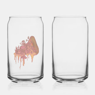 ROZE WILDE PIZZA PIZZA BLIKVORM GLAS