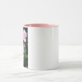 Roze Wilde Roos Bloedbloem Foto Mok (Midden)