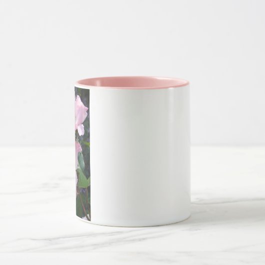 Roze Wilde Roos Bloedbloem Foto Mok (Midden)