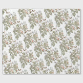 Roze wilde Roos Vloervlies Florenz  Cadeaupapier (Vlak)