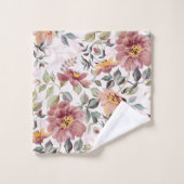 Roze Wilde Rozen Handdoeken (Wasdoekje)