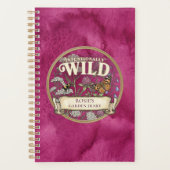 Roze Wilde Tuinplanner - Aangepast Dagboek Planner (Voorkant)