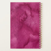 Roze Wilde Tuinplanner - Aangepast Dagboek Planner (Achterkant)