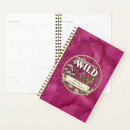 Roze Wilde Tuinplanner - Aangepast Dagboek Planner