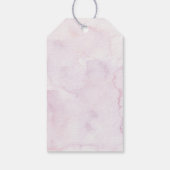 Roze Wildflower Garden Verjaardag Cadeaulabel (Achterkant)