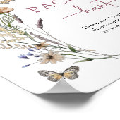 Roze Wildflower Pacifier Poster (Hoek)