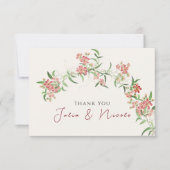 Roze Wildflower Roos Spring Garland Wedding (Voorkant)