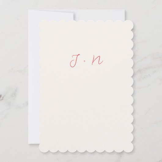 Roze Wildflower Roos Spring Garland Wedding Kaart (Achterkant)