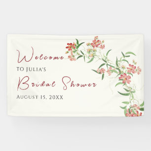 Roze Wildflower Roos Spring Garland Wedding Spandoek
