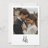 Roze Wildflower Wedding Invitation Suite, Tuin Wij Kaart (Achterkant)