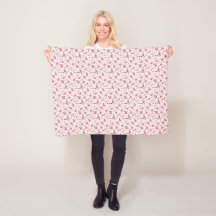 Roze Wildflowers Floral Botanische Deken