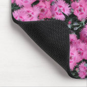 Roze william bloemen muismat (Hoek)