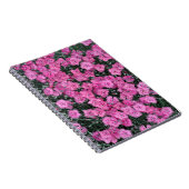 Roze william bloemen notitieboek (Rechterzijde)