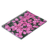 Roze william bloemen notitieboek (Linkerzijde)