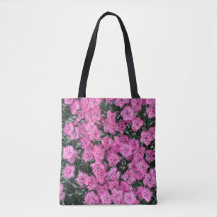 Roze william bloemen tote bag