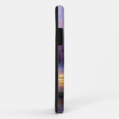 Roze Willow bomen bij zonsondergang door de vijver Case-Mate iPhone Case (Achterkant/rechts)