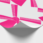 Roze windmolen cadeaupapier