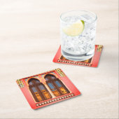 Roze Windows Photo Aangepaste Onderzetters (Insitu)