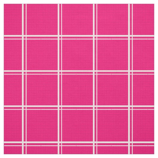 Roze Windows Plaid Stof (Swatch)