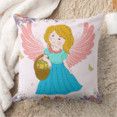 Roze Wings Decoratief Pillow Kussen (Deken)