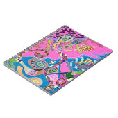 Roze winkel, Abstracte kunst Notitieboek (Linkerzijde)