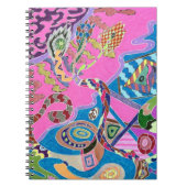 Roze winkel, Abstracte kunst Notitieboek (Voorkant)