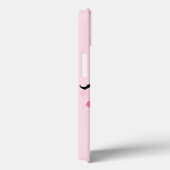 Roze Winking Kawaii Face iPad Air Case (Achterkant / Rechts)