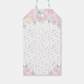 Roze Winter Blond Haar Prinses Zoet Zestien Cadeaulabel (Achterkant)