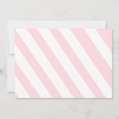 Roze Winter Kerstboom Verjaardag Foto Bedankkaart (Achterkant)